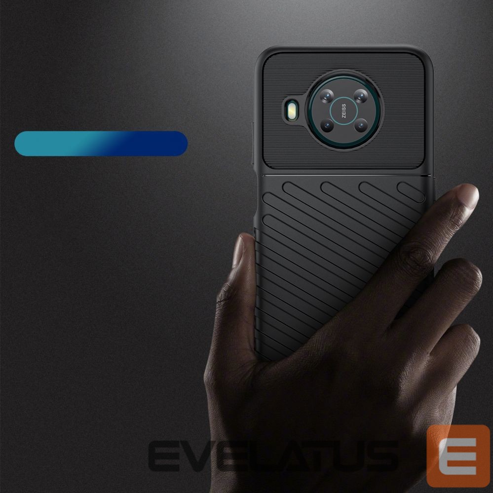 Nugarėlės dėklai Hurtel Thunder Case flexible armored cover for Nokia X100 black