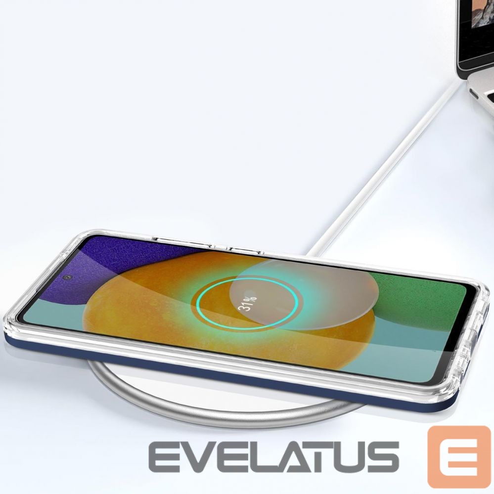Nugarėlės dėklai Hurtel Blue || Transparent