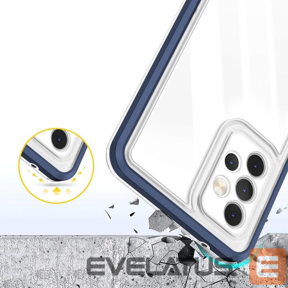 Nugarėlės dėklai Hurtel Blue || Transparent