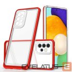 Nugarėlės dėklai Hurtel  Transparent || Red 