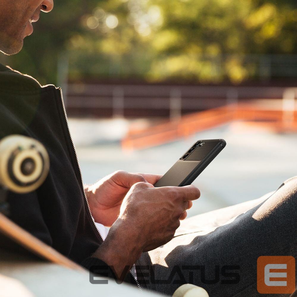 Nugarėlės dėklai Spigen Spigen Rugged Armor Case for Samsung Galaxy S21 FE - Matte Black