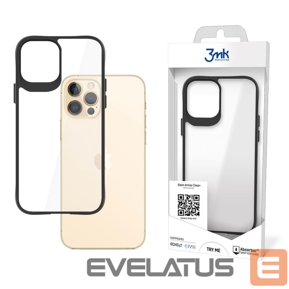 Nugarėlės dėklai 3MK Apple iPhone 12 Pro Max - 3mk Satin Armor Case+