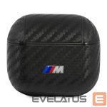 Nugarėlės dėklai BMW  BMW PU Carbon M Collection Case for AirPods 3 - Black 