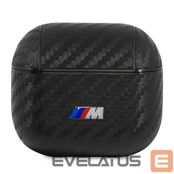 Nugarėlės dėklai BMW BMW PU Carbon M Collection Case for AirPods 3 - Black