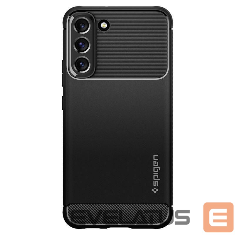 Nugarėlės dėklai Spigen Spigen Rugged Armor Case for Samsung Galaxy S22 - Matte Black
