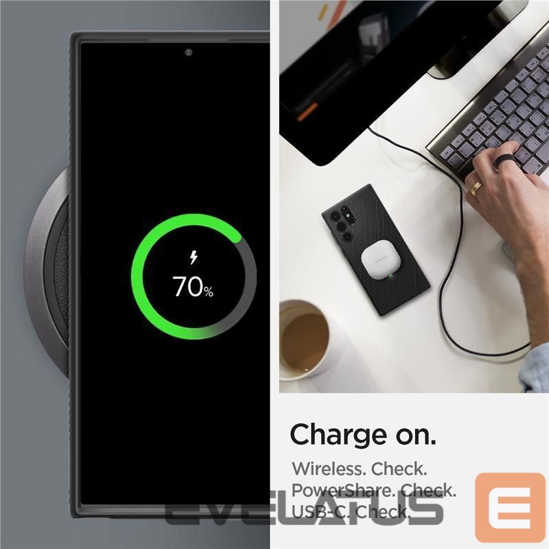 Nugarėlės dėklai Spigen Black