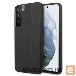 Nugarėlės dėklai Mercedes-Benz  AMG Carbon Stripe&Embossed Case for Samsung Galaxy S22+ - Black 