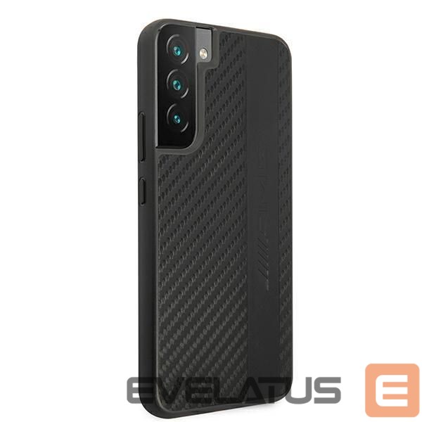 Nugarėlės dėklai Mercedes-Benz AMG Carbon Stripe&Embossed Case for Samsung Galaxy S22+ - Black