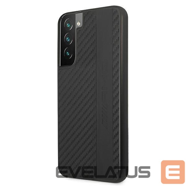 Nugarėlės dėklai Mercedes-Benz AMG Carbon Stripe&Embossed Case for Samsung Galaxy S22+ - Black
