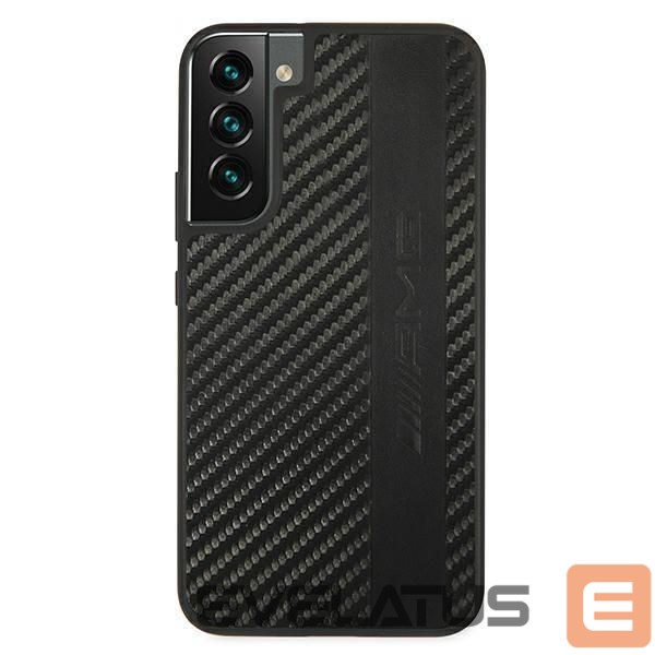 Nugarėlės dėklai Mercedes-Benz AMG Carbon Stripe&Embossed Case for Samsung Galaxy S22+ - Black