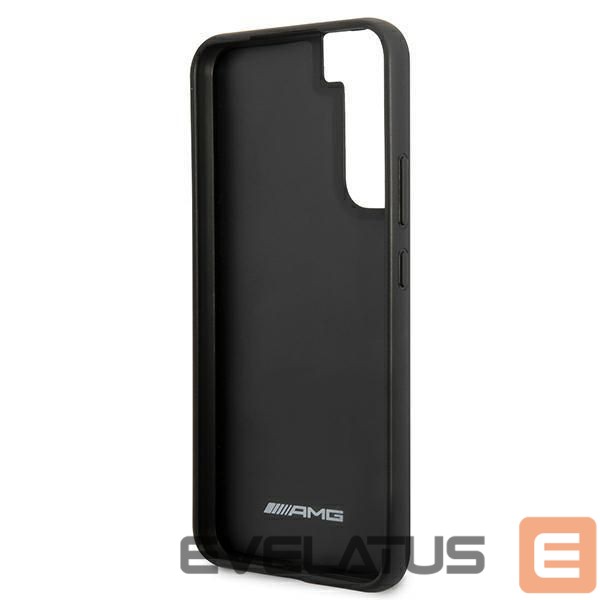 Nugarėlės dėklai Mercedes-Benz AMG Leather Debossed Lines case for Samsung Galaxy S22+ - black