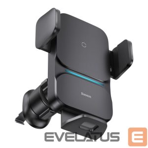 Adapteriai Baseus  Baseus Wisdom Inductive Charger Car Phone Holder for Grille Black (CGZX000001) 