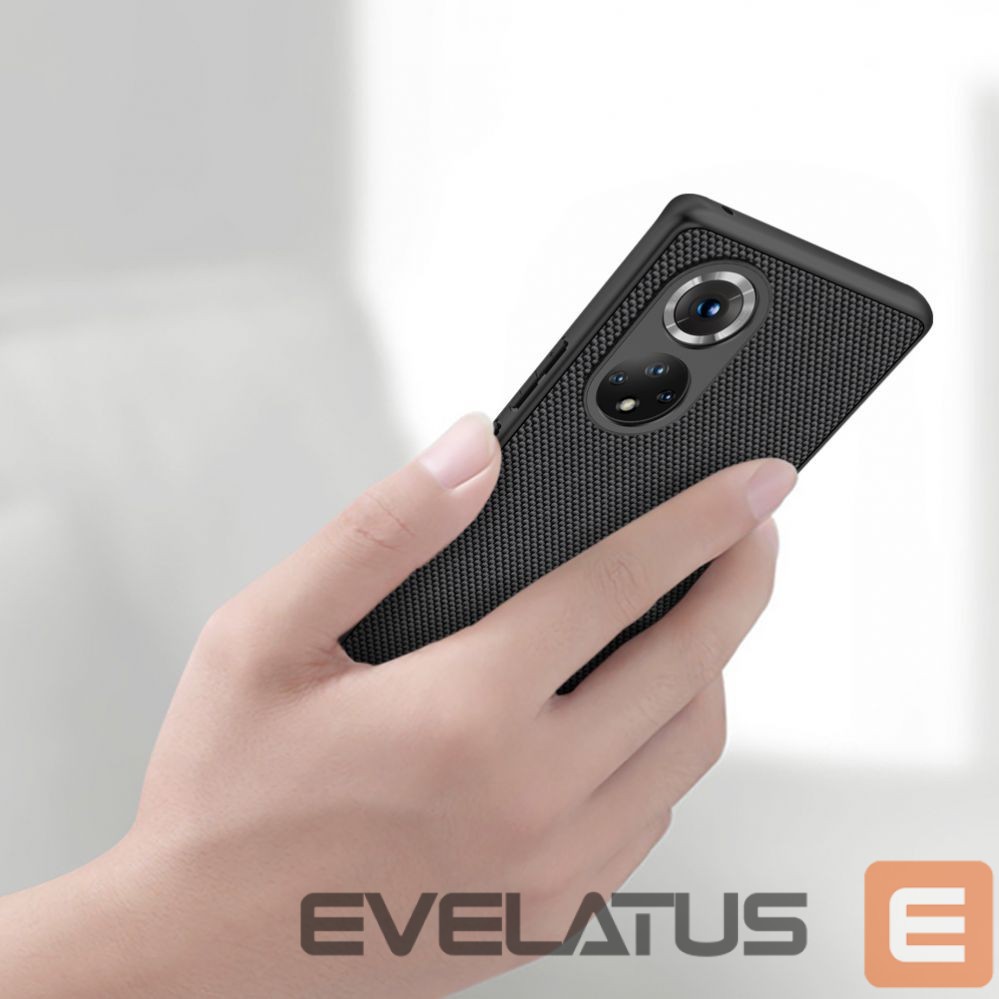 Nugarėlės dėklai Nillkin Nillkin Textured Case durable reinforced case with gel frame and nylon back for Honor 50 Pro black