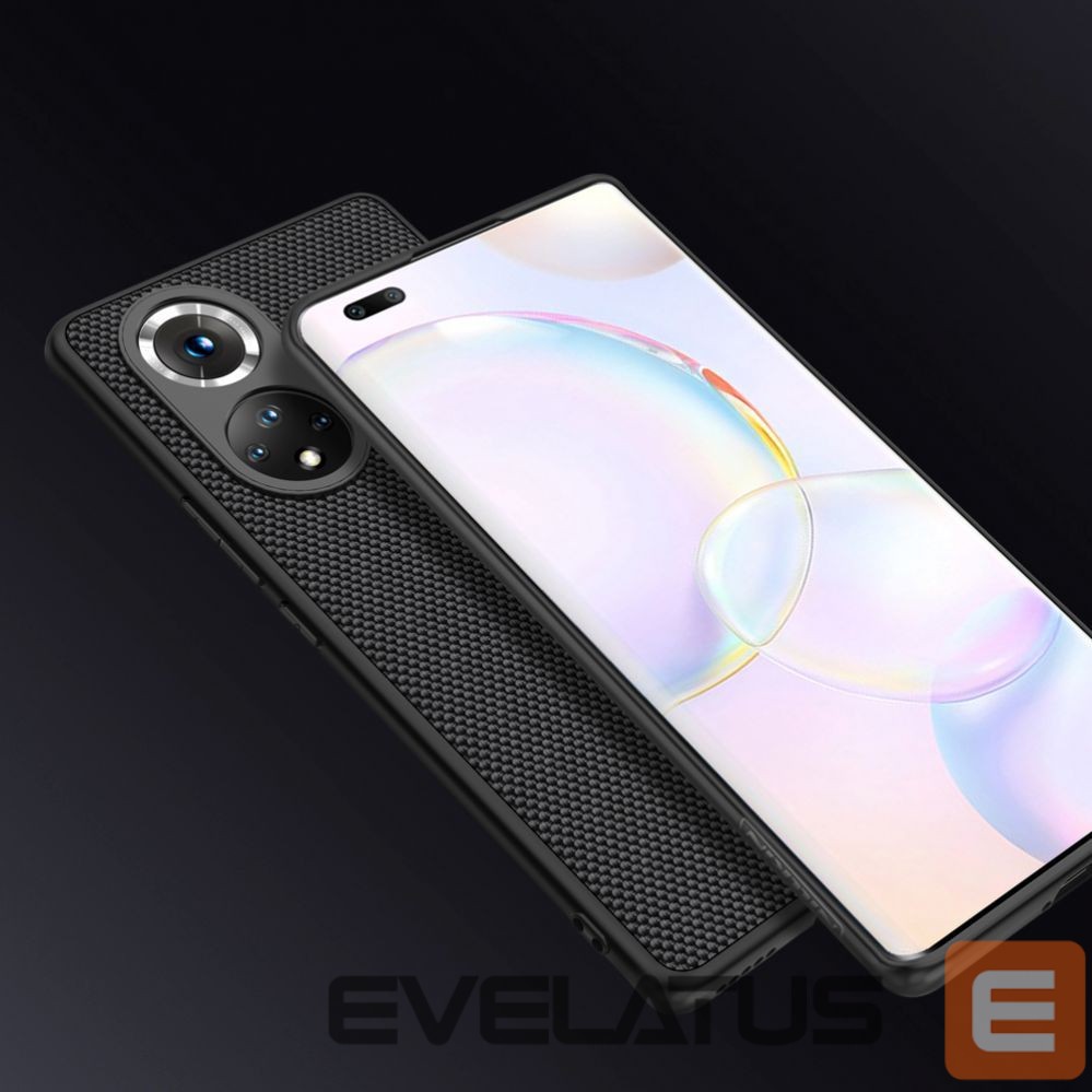 Nugarėlės dėklai Nillkin Nillkin Textured Case durable reinforced case with gel frame and nylon back for Honor 50 Pro black
