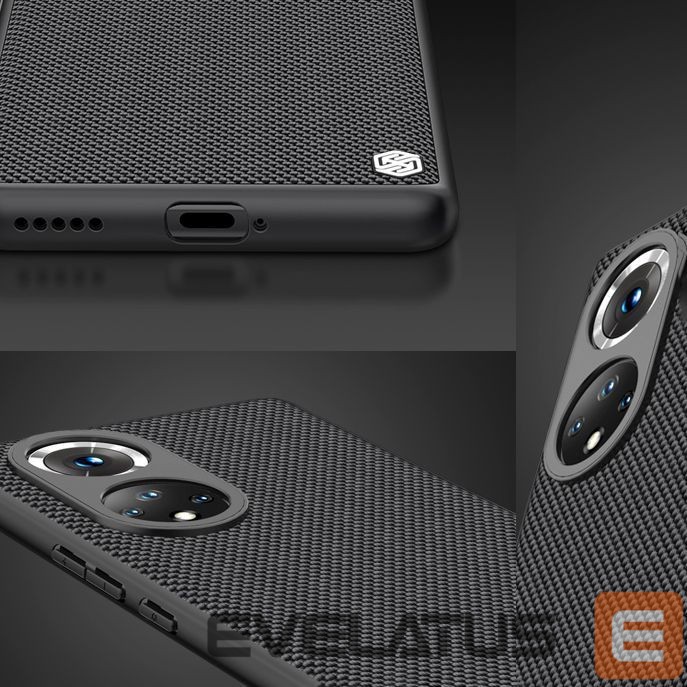 Nugarėlės dėklai Nillkin Nillkin Textured Case durable reinforced case with gel frame and nylon back for Honor 50 Pro black