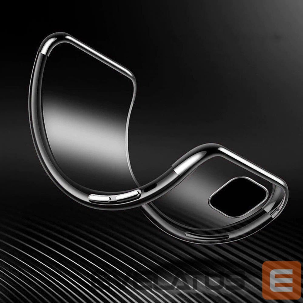 Nugarėlės dėklai Hurtel Transparent || Red