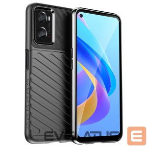 Nugarėlės dėklai Hurtel  Thunder Case flexible armored cover for Oppo A76 / Oppo A36 / Realme 9i black 