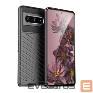 Nugarėlės dėklai Hurtel  Thunder Case flexible armored cover for Google Pixel 7 Pro black 