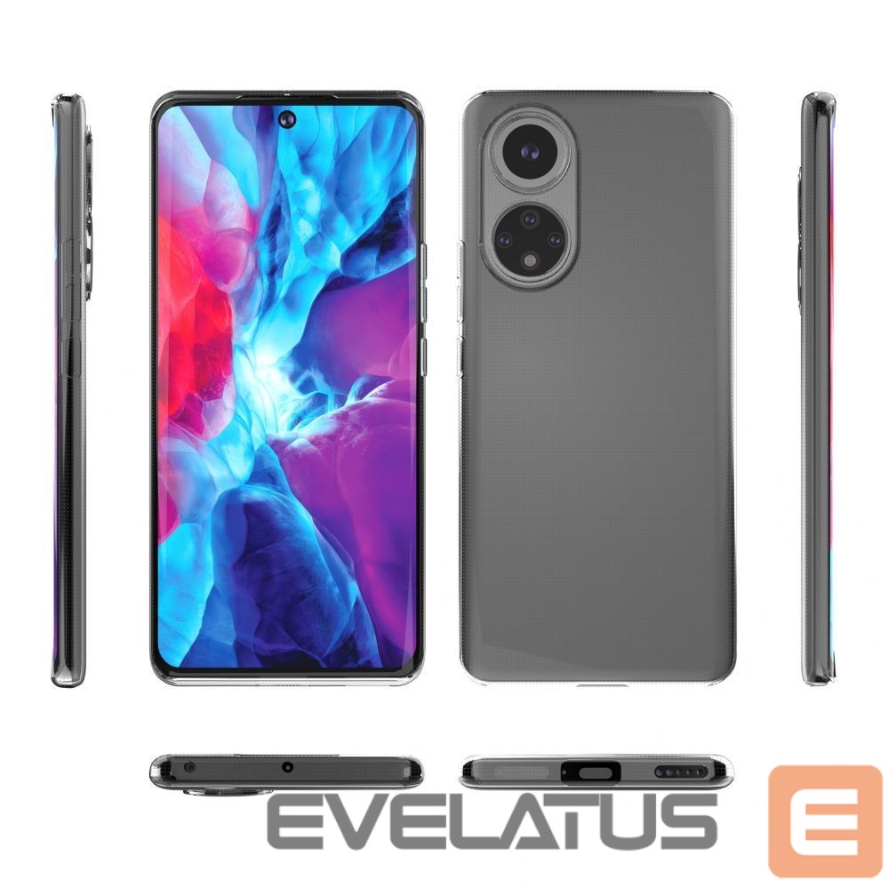 Nugarėlės dėklai Hurtel Ultra Clear 0.5mm Honor 50 SE Gel Cover transparent