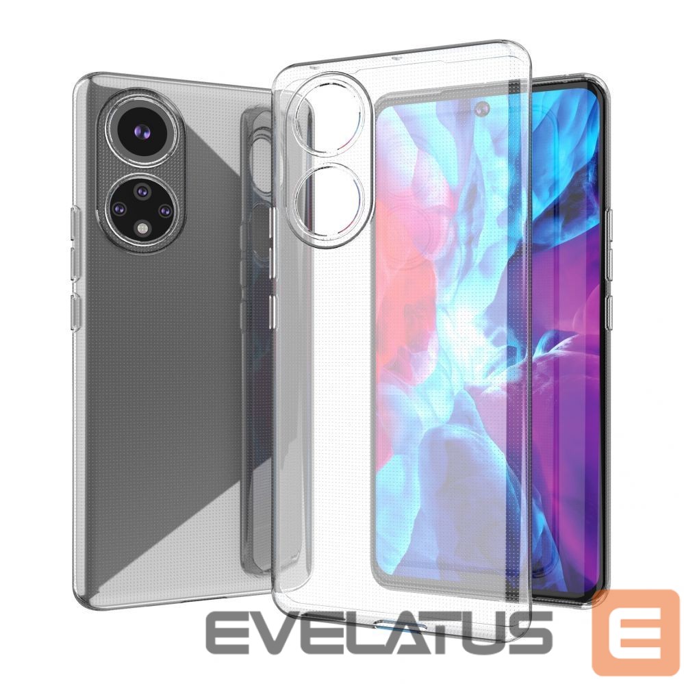 Nugarėlės dėklai Hurtel Ultra Clear 0.5mm Honor 50 SE Gel Cover transparent