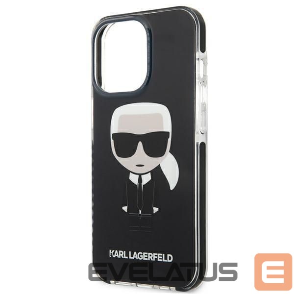 Nugarėlės dėklai Karl Lagerfeld Karl Lagerfeld Iconik Karl Case for iPhone 13 Pro / iPhone 13 - Black