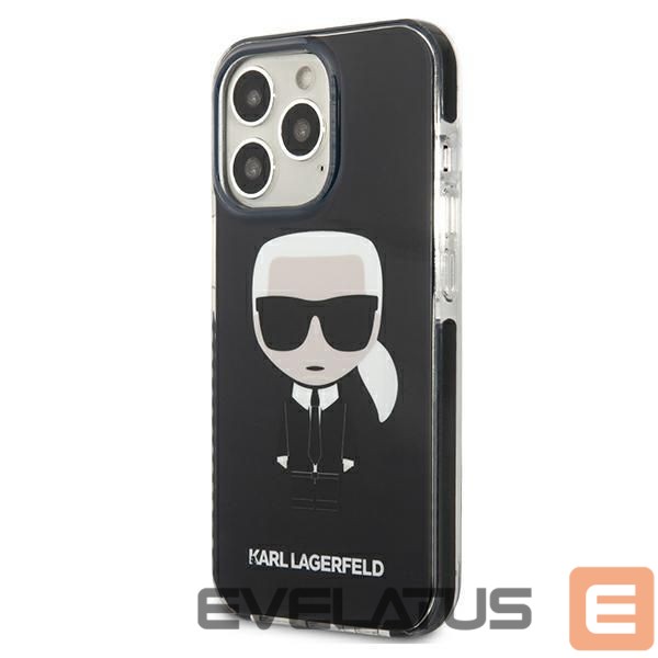 Nugarėlės dėklai Karl Lagerfeld Karl Lagerfeld Iconik Karl Case for iPhone 13 Pro / iPhone 13 - Black