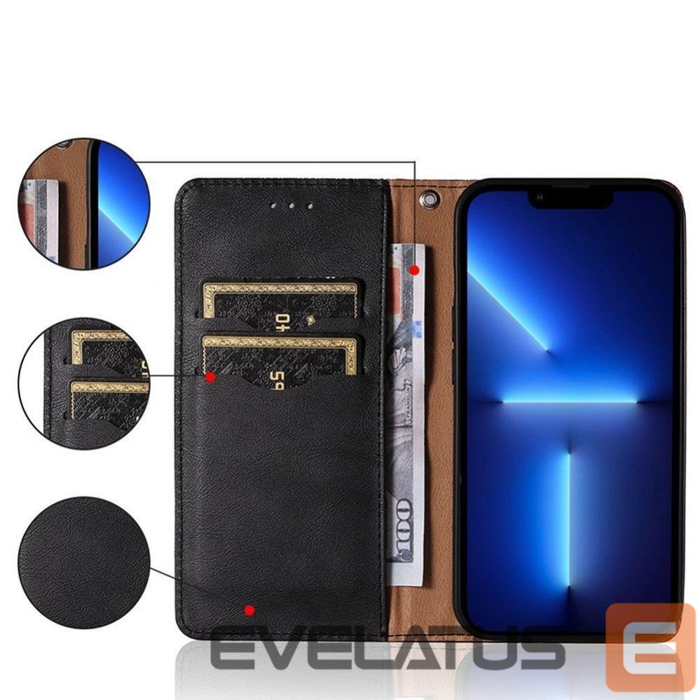 Nugarėlės dėklai Hurtel Black