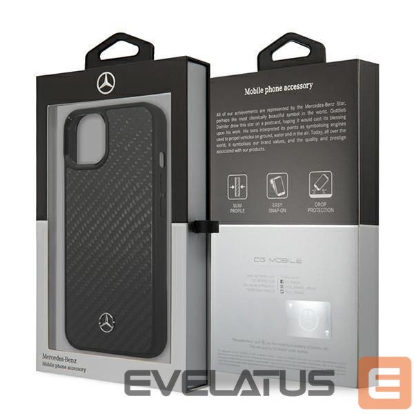 Nugarėlės dėklai Mercedes-Benz Mercedes Dynamic Line Case for iPhone 13 mini - Black