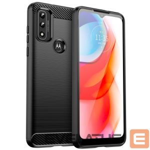 Nugarėlės dėklai Hurtel  Carbon Case Flexible Cover Sleeve Motorola Moto G Play 2022 black 