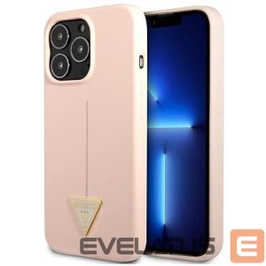 Nugarėlės dėklai Guess  Guess GUHCP13LSLTGP iPhone 13 Pro / 13 6.1" pink/pink hardcase Silicone Triangle