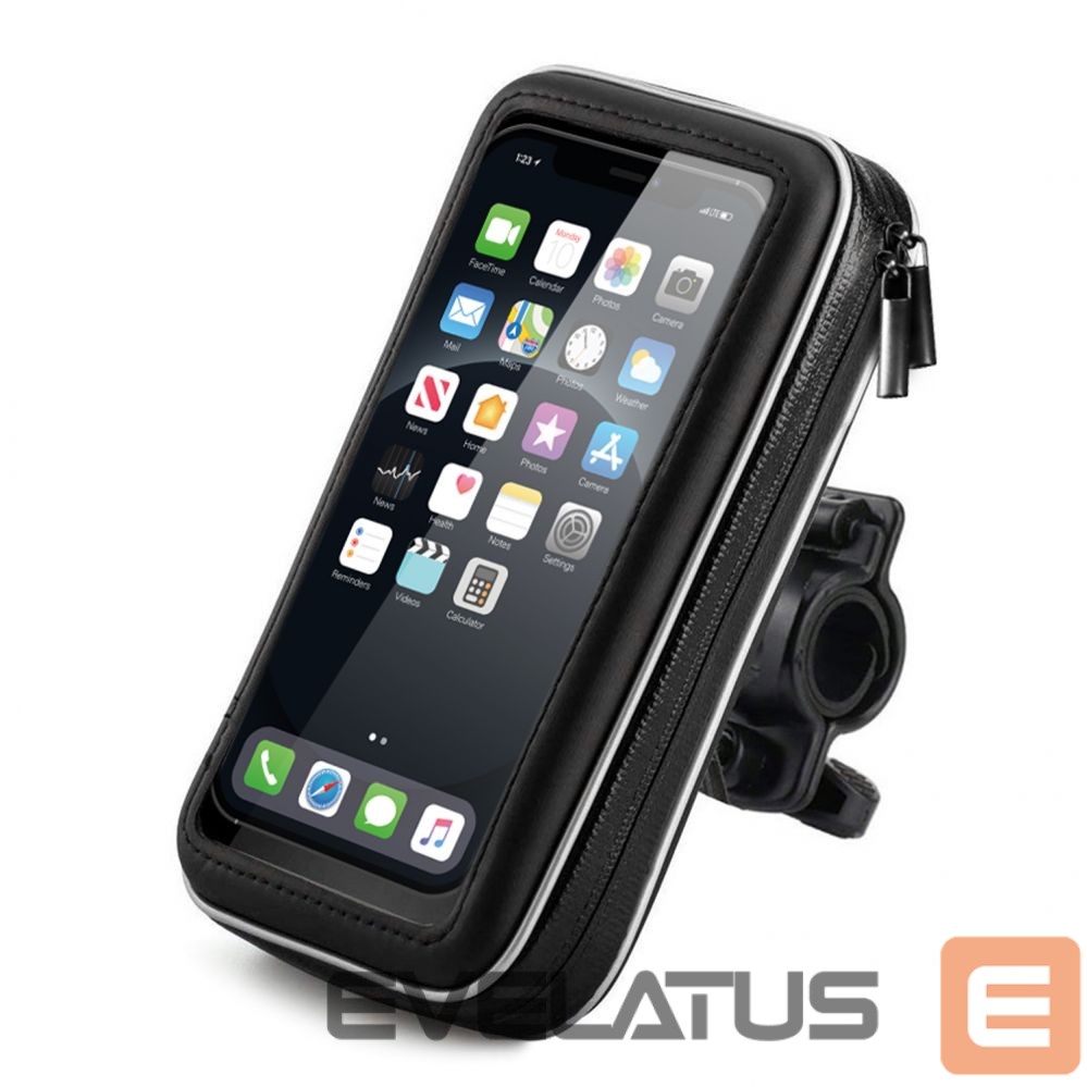 Nugarėlės dėklai Wozinsky - Wozinsky phone holder for bike, motorcycle, scooter black (WBHBK7)