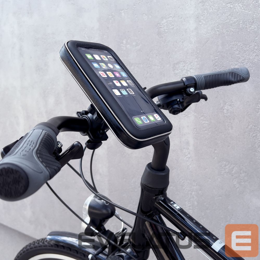 Nugarėlės dėklai Wozinsky - Wozinsky phone holder for bike, motorcycle, scooter black (WBHBK7)