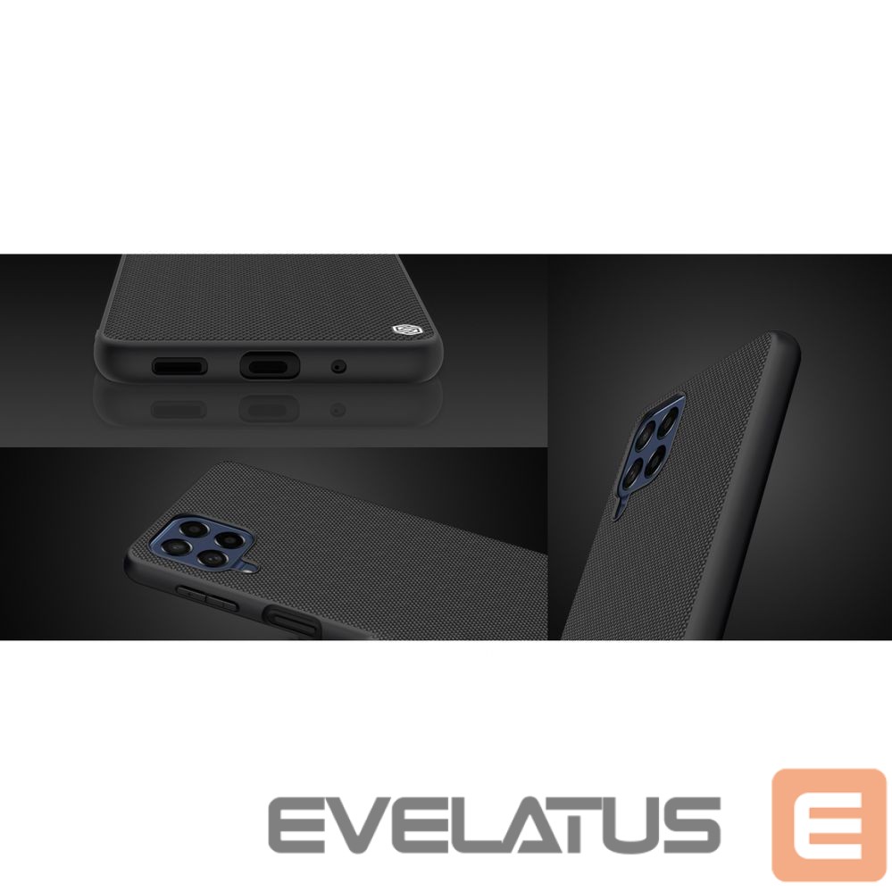 Nugarėlės dėklai Nillkin Nillkin Textured Case durable reinforced case with gel frame and nylon back for Samsung Galaxy M53 5G black