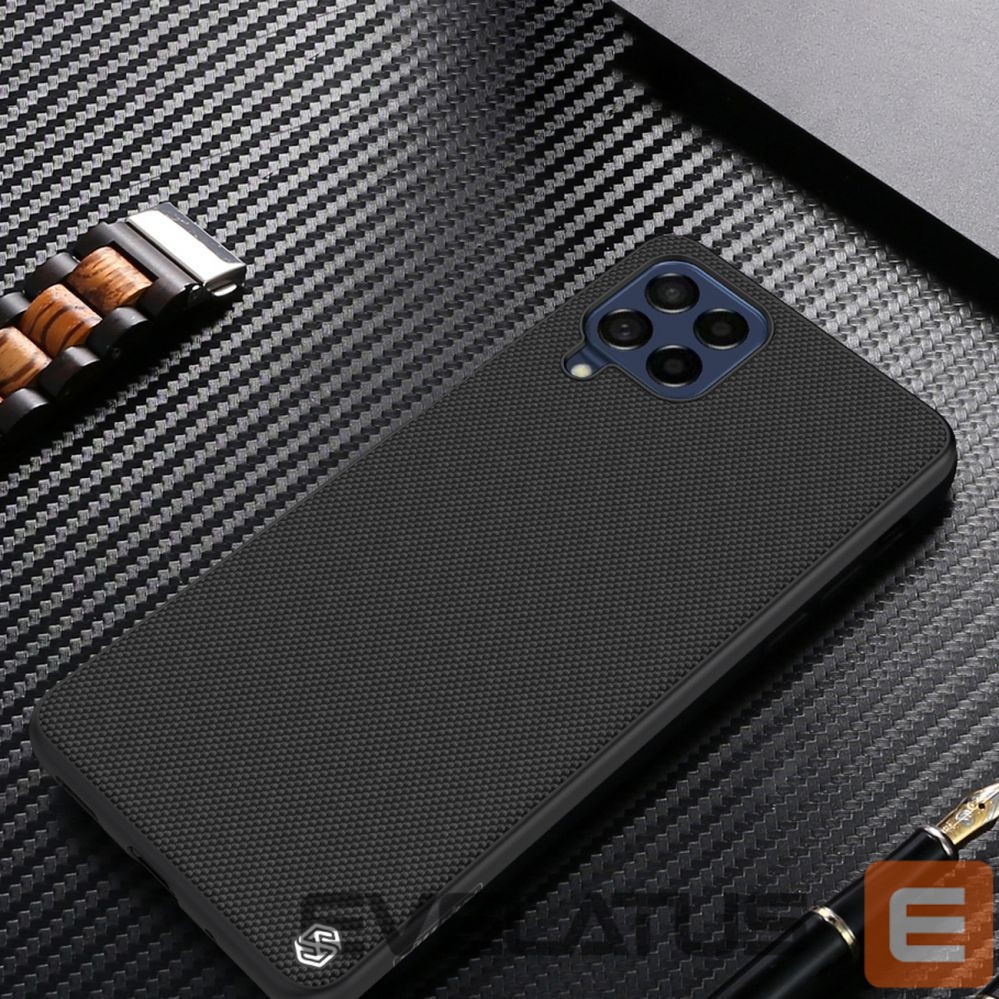 Nugarėlės dėklai Nillkin Nillkin Textured Case durable reinforced case with gel frame and nylon back for Samsung Galaxy M53 5G black