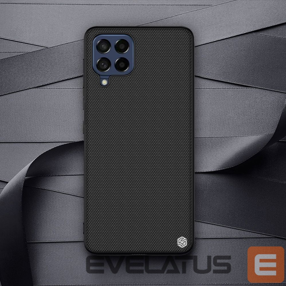 Nugarėlės dėklai Nillkin Nillkin Textured Case durable reinforced case with gel frame and nylon back for Samsung Galaxy M53 5G black
