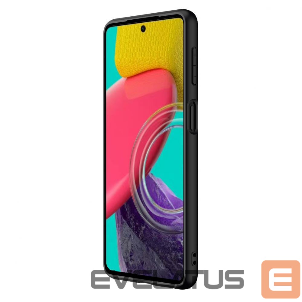 Nugarėlės dėklai Nillkin Nillkin Textured Case durable reinforced case with gel frame and nylon back for Samsung Galaxy M53 5G black