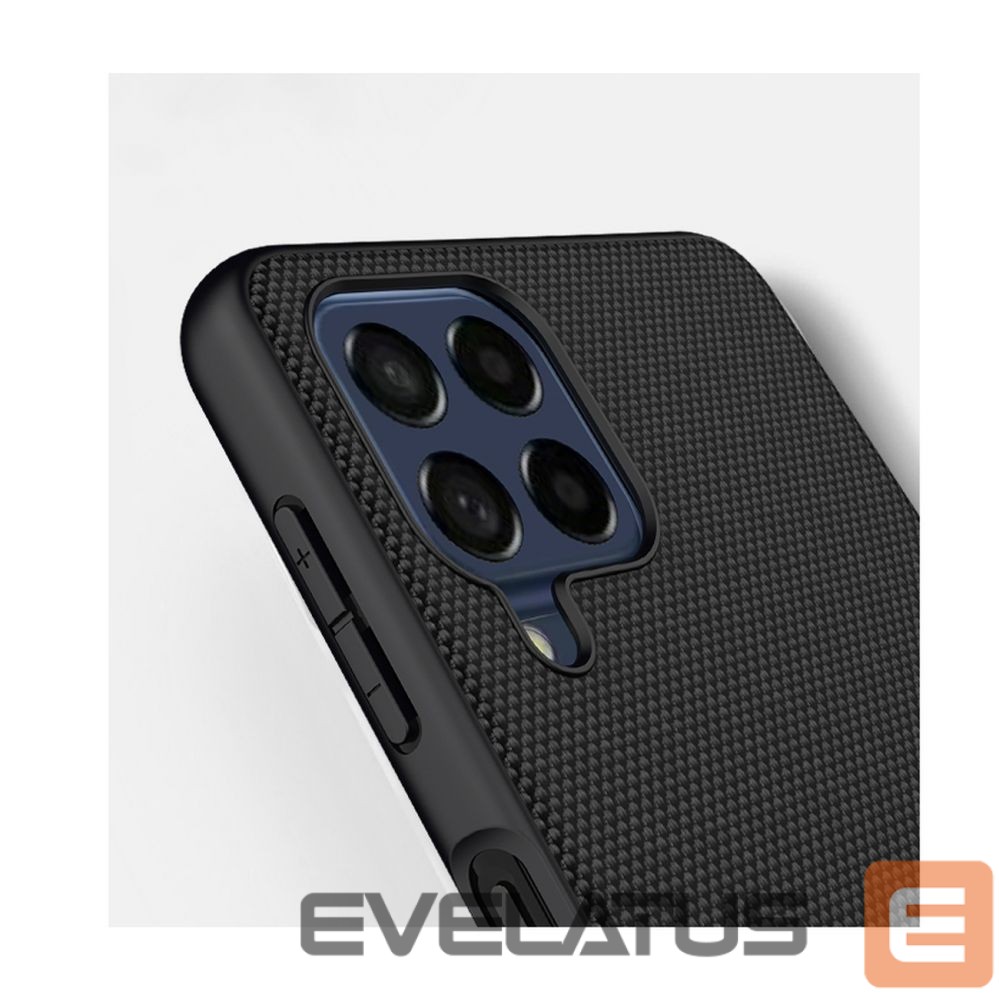 Nugarėlės dėklai Nillkin Nillkin Textured Case durable reinforced case with gel frame and nylon back for Samsung Galaxy M53 5G black