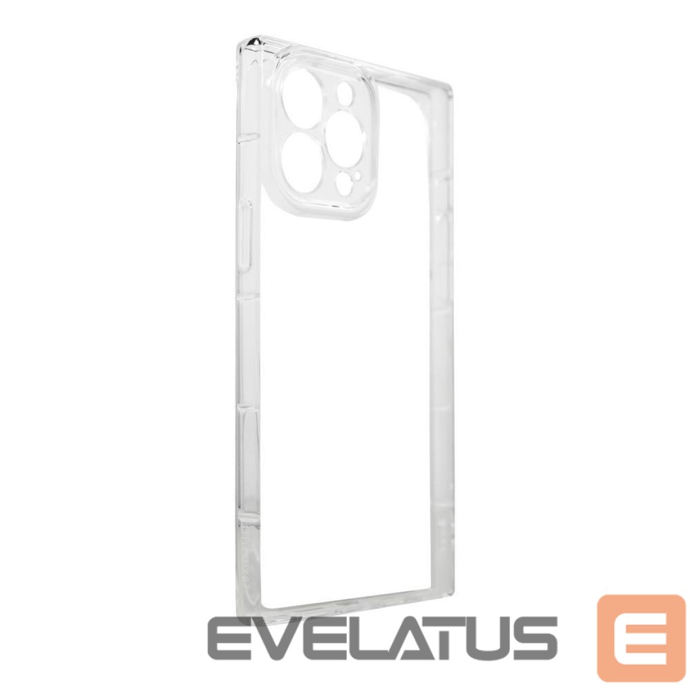 Nugarėlės dėklai Hurtel Square Clear Case Cover for Samsung Galaxy A12 5G Transparent Gel Cover