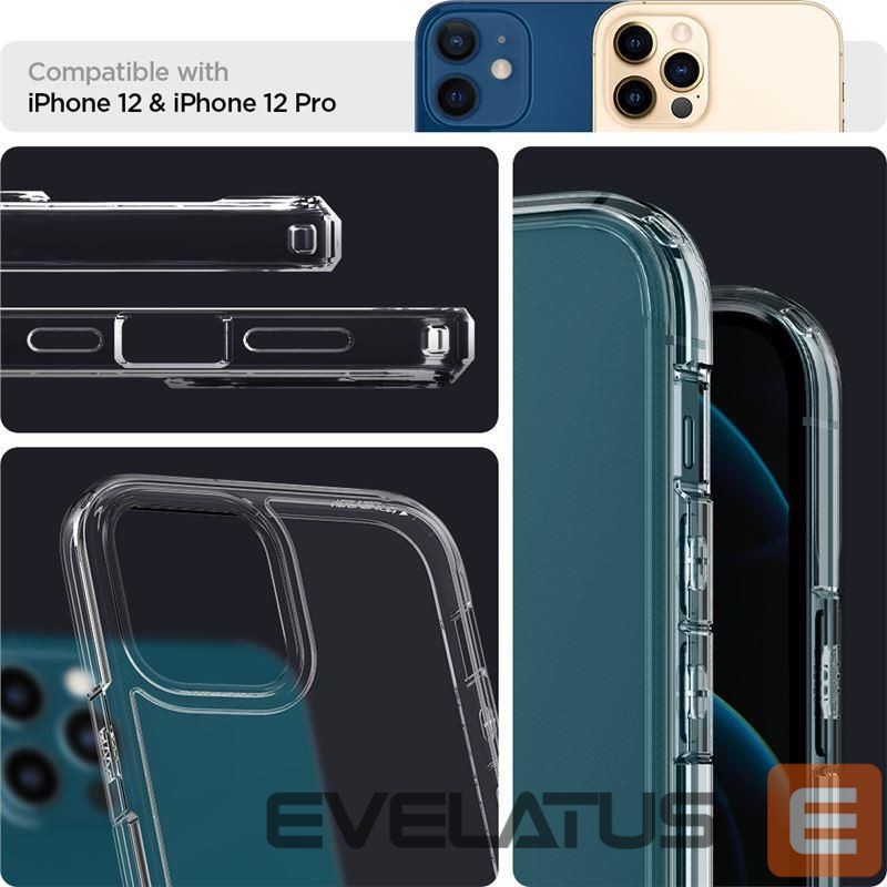 Nugarėlės dėklai Spigen Transparent