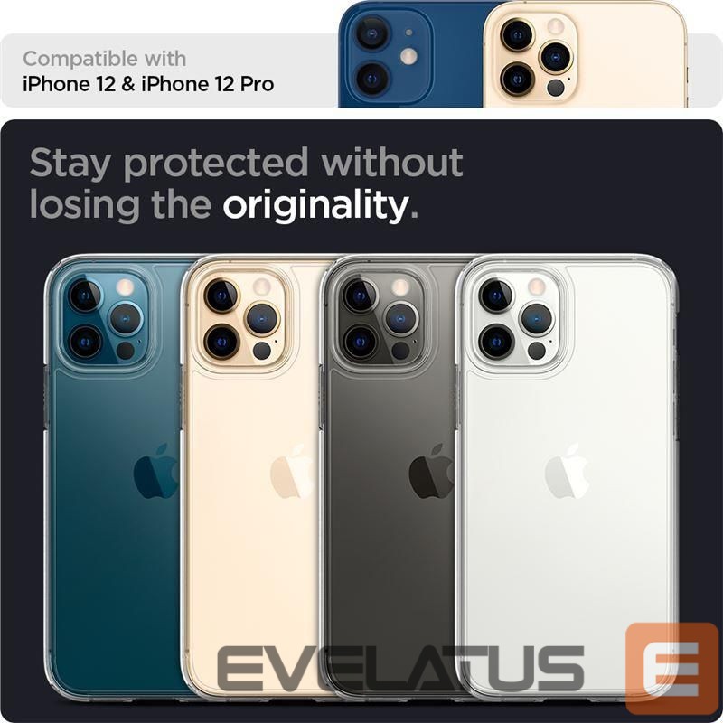 Nugarėlės dėklai Spigen Transparent