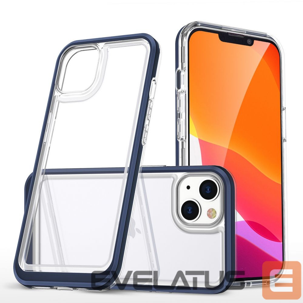 Nugarėlės dėklai Hurtel Blue || Transparent