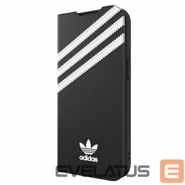Nugarėlės dėklai Adidas Adidas OR Booklet Case PU iPhone 13 Pro / 13 6,1" czarno biały/black white 47112