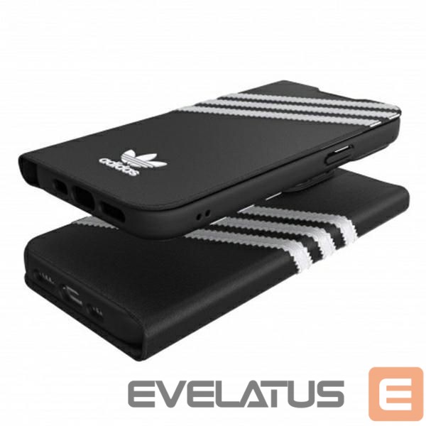 Nugarėlės dėklai Adidas Adidas OR Booklet Case PU iPhone 13 Pro / 13 6,1" czarno biały/black white 47112
