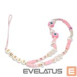 Kiti Guess  Guess pendant GUSTSHPP Phone Strap pink/pink Beads Shell