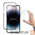 Apsauginiai stiklai Wozinsky - Wozinsky Full Cover Flexi Nano Glass tempered glass for iPhone 14 Pro flexible with a black frame 