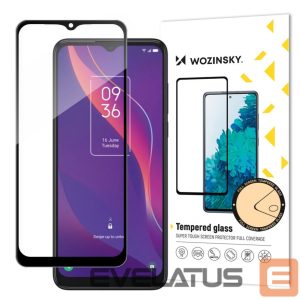 Nugarėlės dėklai Wozinsky  Wozinsky super tough Full Glue tempered glass full screen with frame Case Friendly TCL 306 black 