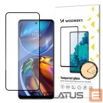 Nugarėlės dėklai Wozinsky  Wozinsky Super Durable Full Glue Tempered Glass Full Screen With Frame Case Friendly Motorola Moto E32 Black 