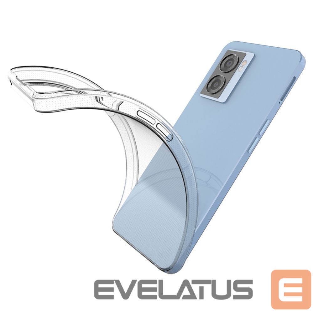 Nugarėlės dėklai Hurtel Ultra Clear 0.5mm Case for Oppo A57 5G / A57 / A77 5G / A77 / K10 5G, Realme V23 5G / Narzo 50 5G / Q5i 5G Thin Cover Transparent