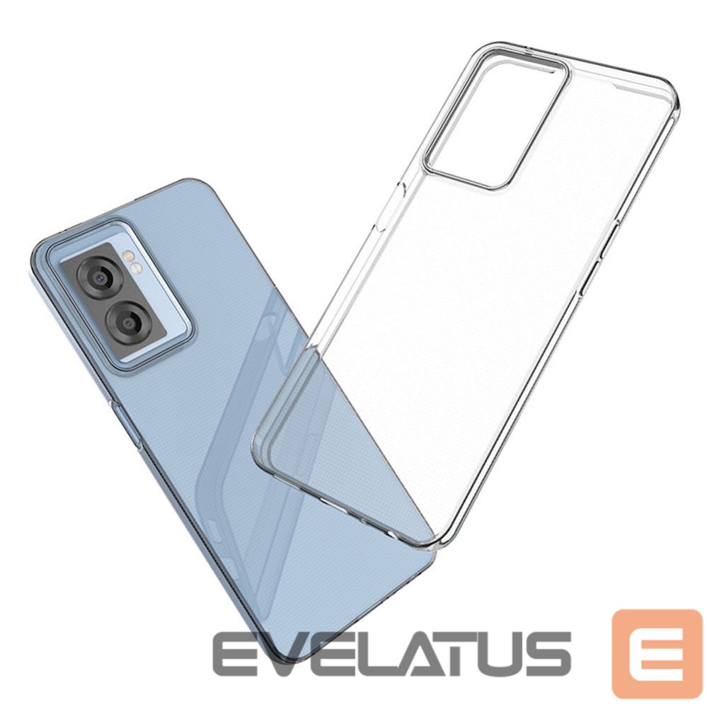 Nugarėlės dėklai Hurtel Ultra Clear 0.5mm Case for Oppo A57 5G / A57 / A77 5G / A77 / K10 5G, Realme V23 5G / Narzo 50 5G / Q5i 5G Thin Cover Transparent