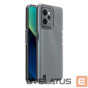 Nugarėlės dėklai Hurtel  Black || Transparent 